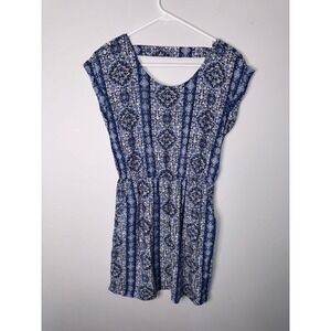 Pink Rose Vintage Blue Dress‎